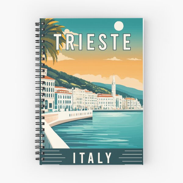 Item preview, Discover the Adriatic Gem Trieste in Italy - Travel Art designed and sold by turtlestart.