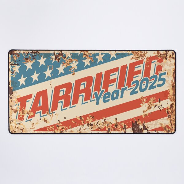 Item preview, TARRIFIED 2025 – Funny Political Design, USA Tariffs Humor, Satire Politics, Anti-Government Joke, Political Meme, Protest Art, Economy Satire designed and sold by artworkathome.