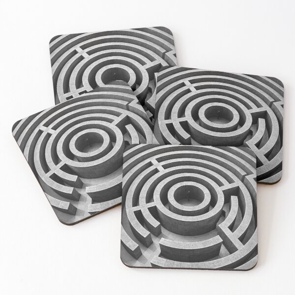 Item preview, circular labyrinth with hidden doorway designed and sold by amithachapa.