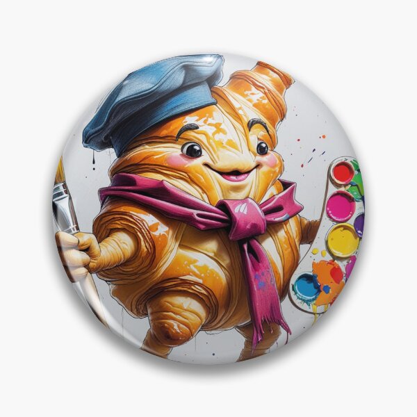 Item preview, Impressionist Croissant – The Artistic Pastry of Paris designed and sold by Blueangelgal.
