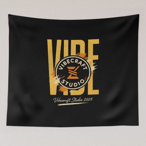 Item preview, Bold Minimalist Vibecraft Studio Logo Design designed and sold by VIBE CRAFT STUDIO.