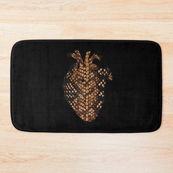 Item preview, Anatomical Snake Heart – Brown Snake Scale Texture Design designed and sold by ArtiQreate.