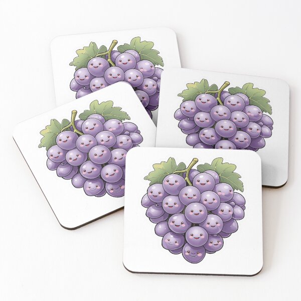 Item preview, Grape Gang - Kawaii Kids Sticker designed and sold by Stickleez.