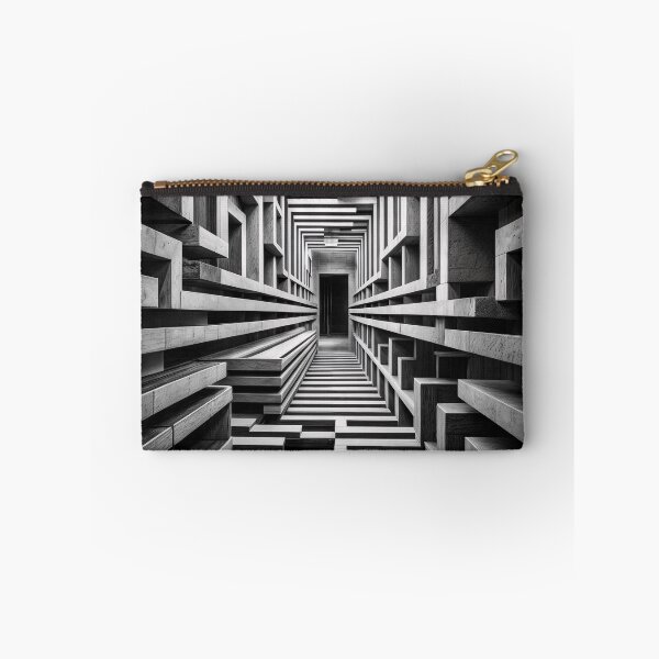 Item preview, infinite striped labyrinth with hidden doorways and shifting walls designed and sold by amithachapa.