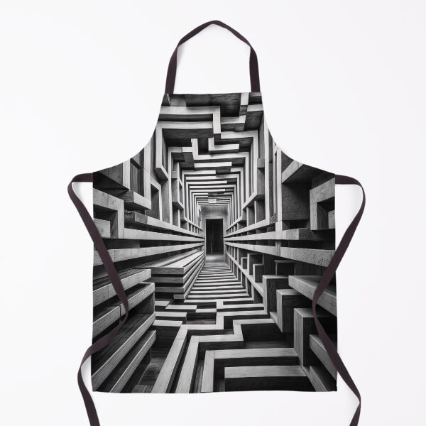 Item preview, infinite striped labyrinth with hidden doorways and shifting walls designed and sold by amithachapa.