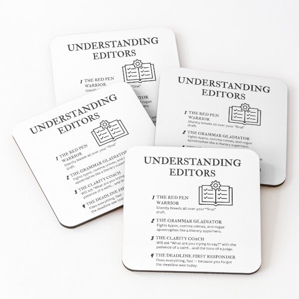 Item preview, Understanding Editors – Funny Grammar & Publishing Job Quotes designed and sold by PsyFlow35.