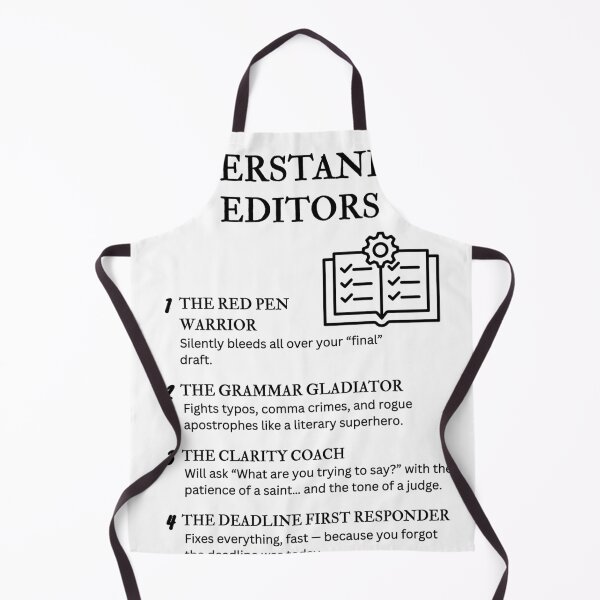 Item preview, Understanding Editors – Funny Grammar & Publishing Job Quotes designed and sold by PsyFlow35.