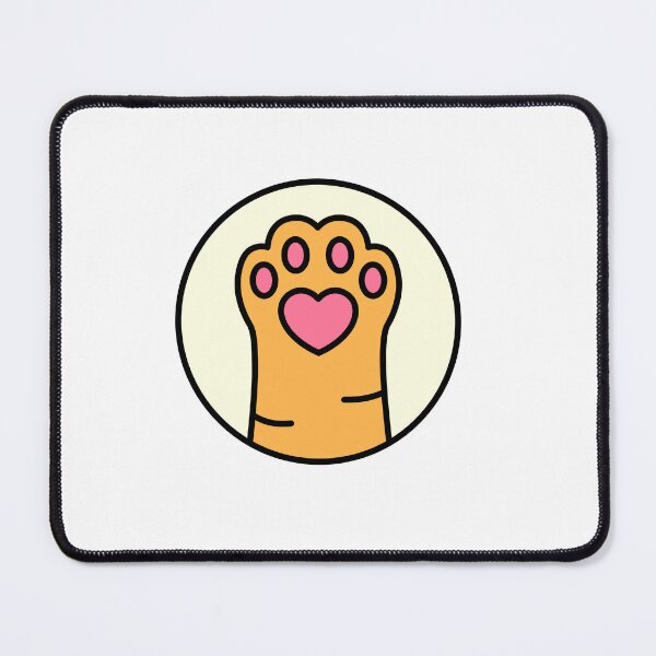 Item preview, Cute cat heart foot designed and sold by DifferArt.