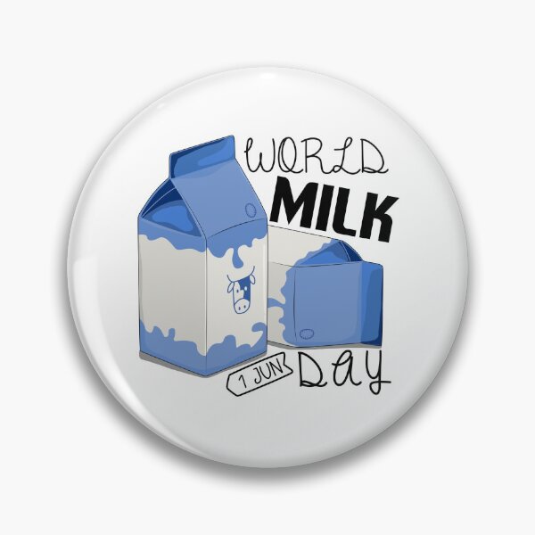 Item preview, 1 June World Milk Day - Wacky Holidays designed and sold by ChemicalXShop.