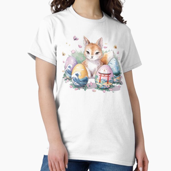Aperçu de l'œuvre Kitsune avec des œufs de Pâques à la japonaise créée et vendue par KitsuneRealm.
