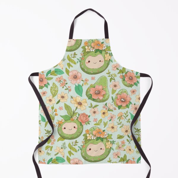 Item preview, Avocado with Flower Crown designed and sold by CoolPixels.