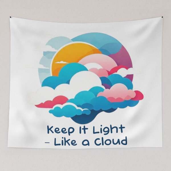 Item preview, Clouds designed and sold by Only Good Vibes.