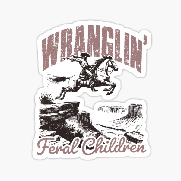 Item preview, Retro Wranglin Feral Children Raccoon 90s Graphic Shirt, Vintage Raccoon Dessert  designed and sold by brunogelsi.