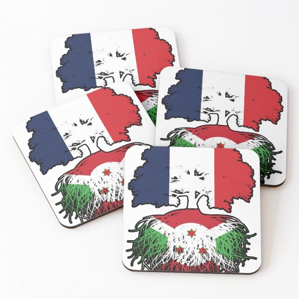 Item preview, Burundi Burundian French France Tree Roots Flag designed and sold by FlagX.