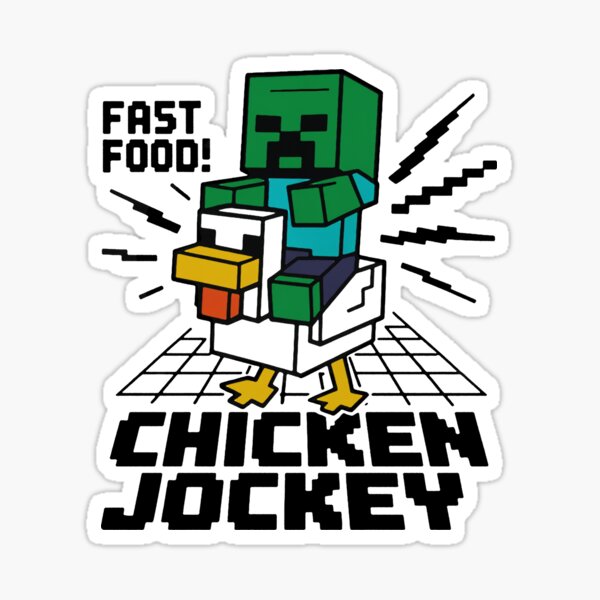 Item preview, Minecraft Chicken Jockey Fast Food designed and sold by zzz888.