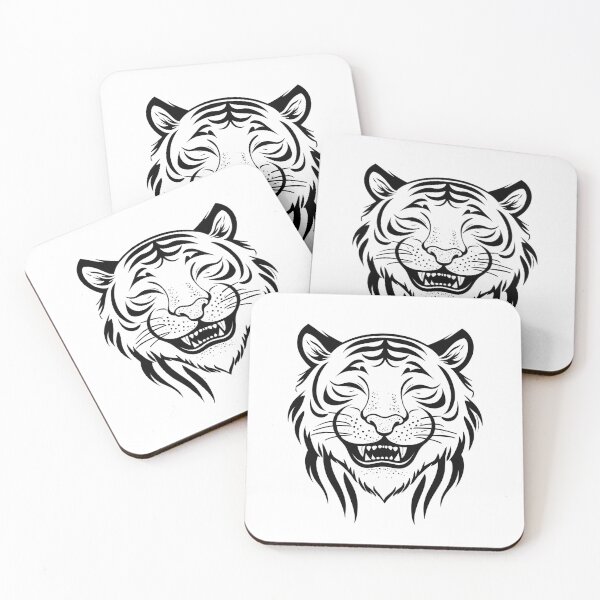 Item preview, The happy tiger designed and sold by Looks Like Fun co..