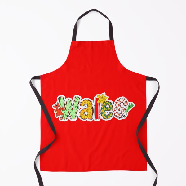 Item preview, Wales Word With Daffodils, Dragons and Leeks designed and sold by Studio Lisa Jayne.
