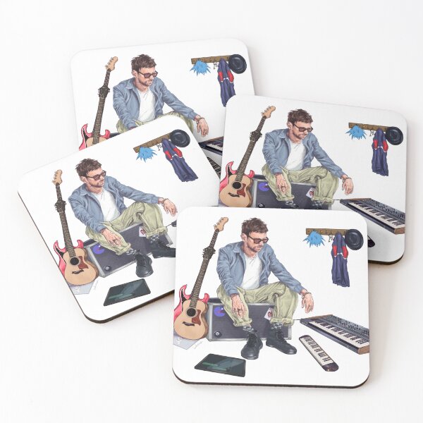 Item preview, Inspired illustration on Damon Albarn designed and sold by emelinaart.