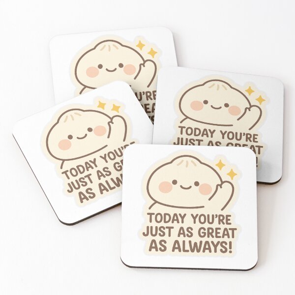 Item preview, Cute Dumpling with Sparkling Positivity designed and sold by liman2000.