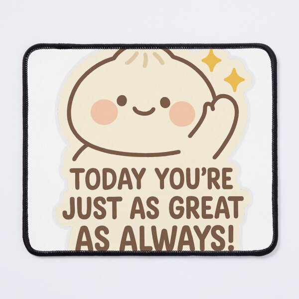 Item preview, Cute Dumpling with Sparkling Positivity designed and sold by liman2000.