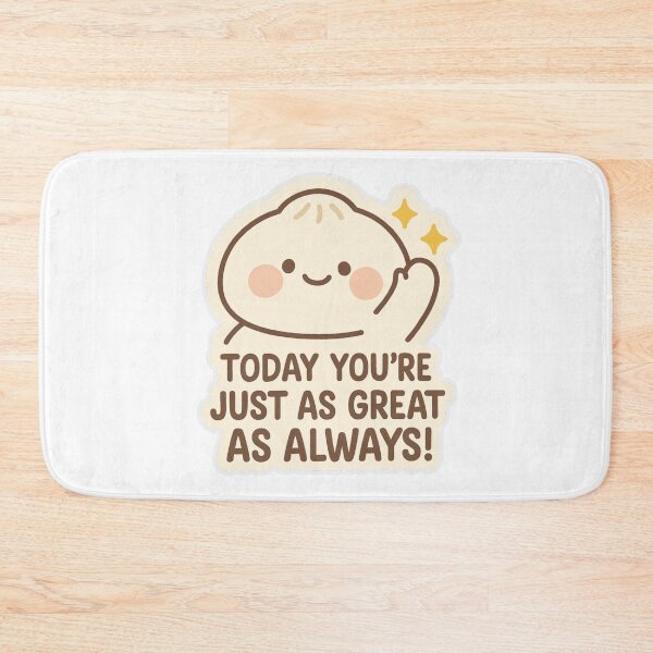 Item preview, Cute Dumpling with Sparkling Positivity designed and sold by liman2000.