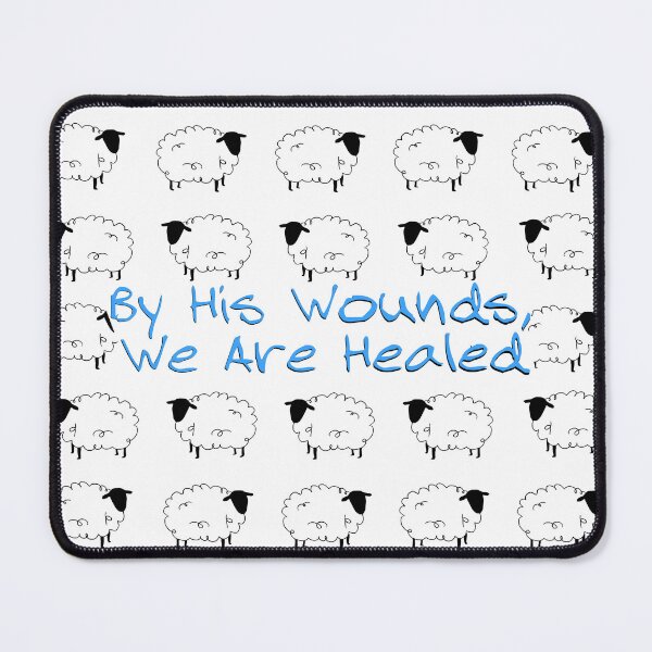 Item preview, Herd of Sheep By His Wounds, We Are Healed designed and sold by Artbysaeme.