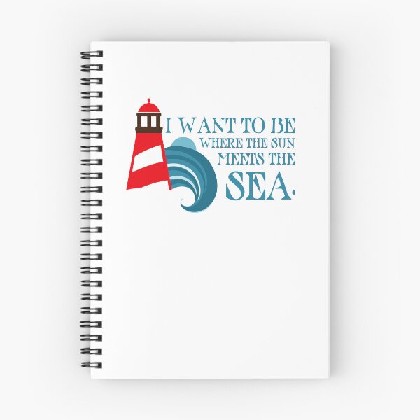 Item preview, I want to be where the sun meets the sea  "lighthouse keeper' designed and sold by jazzydevil.