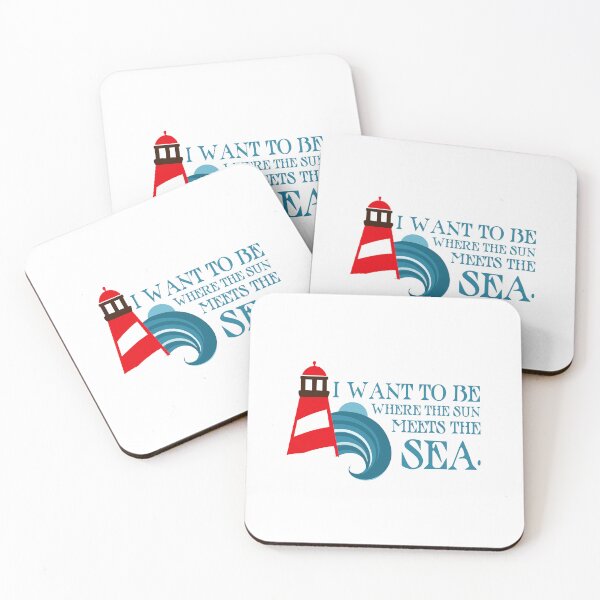 Item preview, I want to be where the sun meets the sea  "lighthouse keeper' designed and sold by jazzydevil.