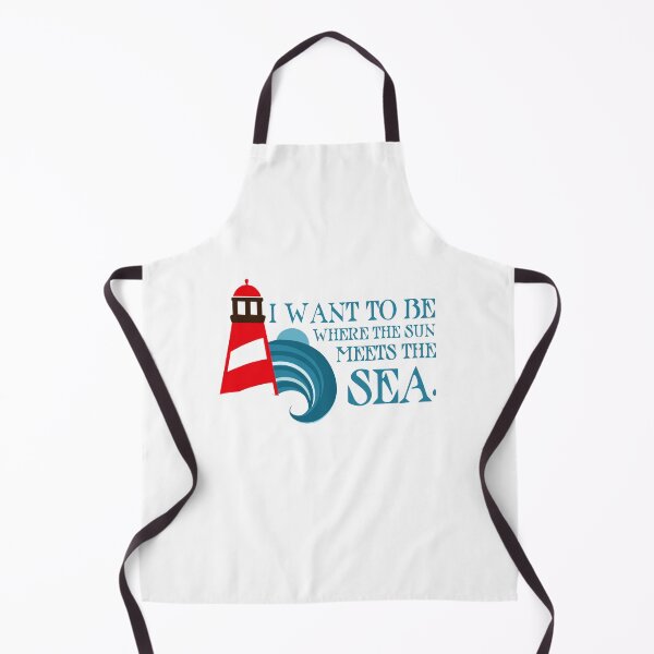 Item preview, I want to be where the sun meets the sea  "lighthouse keeper' designed and sold by jazzydevil.