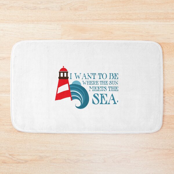 Item preview, I want to be where the sun meets the sea  "lighthouse keeper' designed and sold by jazzydevil.
