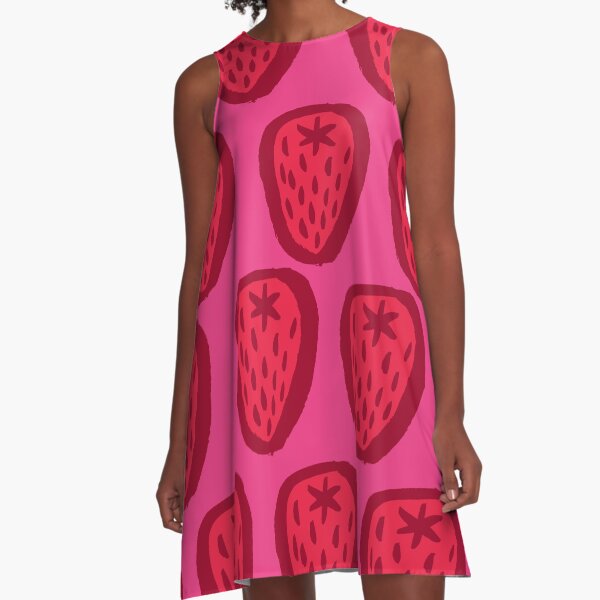 Kent Strawberries A-Line Dress