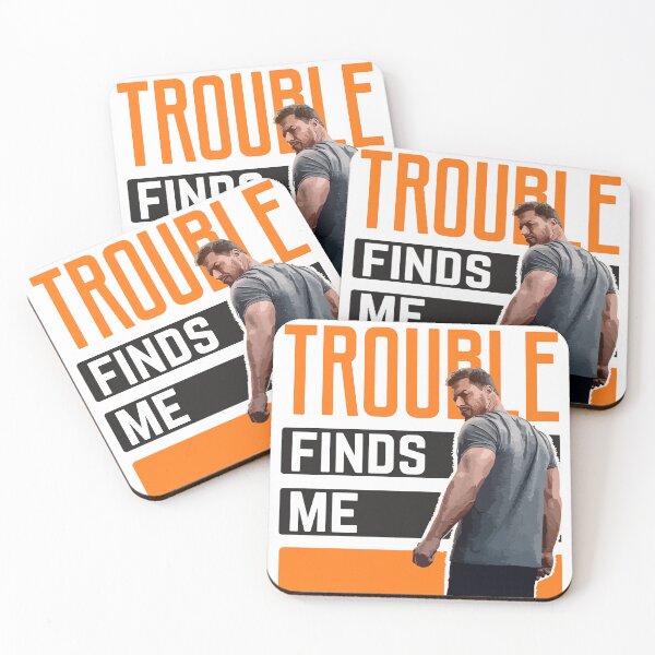 Item preview, Trouble Finds Me designed and sold by Cine Store Merch.