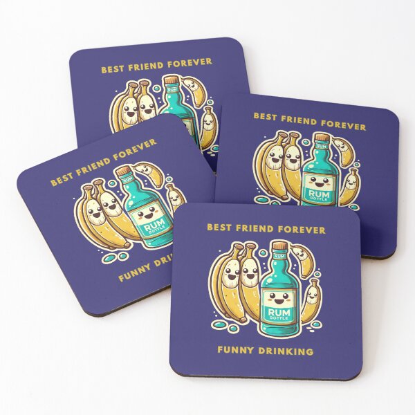 Item preview, Best Friend Forever Funny Drinking designed and sold by TrendsLook.