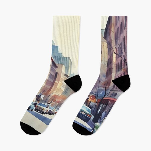 Item preview, Manhattan Misty Morning designed and sold by RCWatercolours.