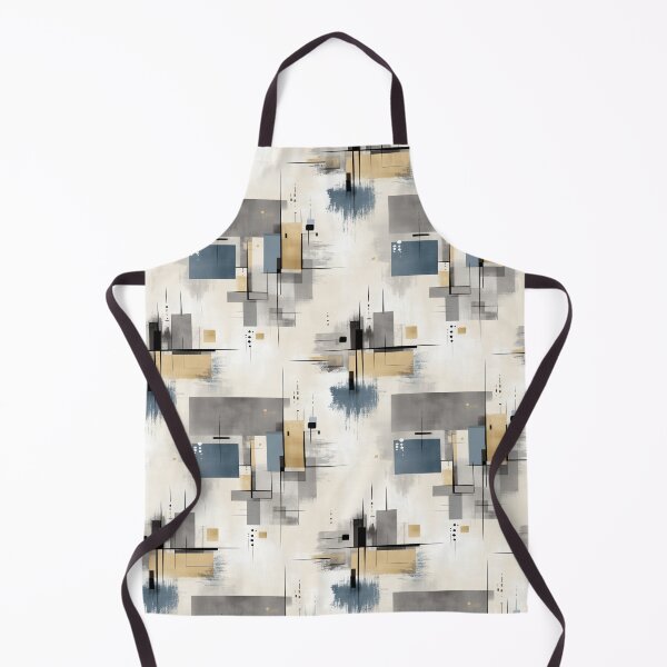 Item preview, Urban Balance – Modular Geometric Composition in Neutrals and Blue designed and sold by Moisky Patterns.