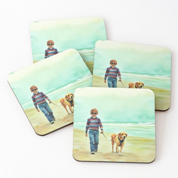 Item preview, A Boy and His Dog designed and sold by RCWatercolours.
