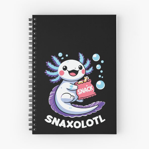 Item preview, Snaxolotl - Cute Axolotl with Snack Cartoon Graphic designed and sold by KolbaVison.