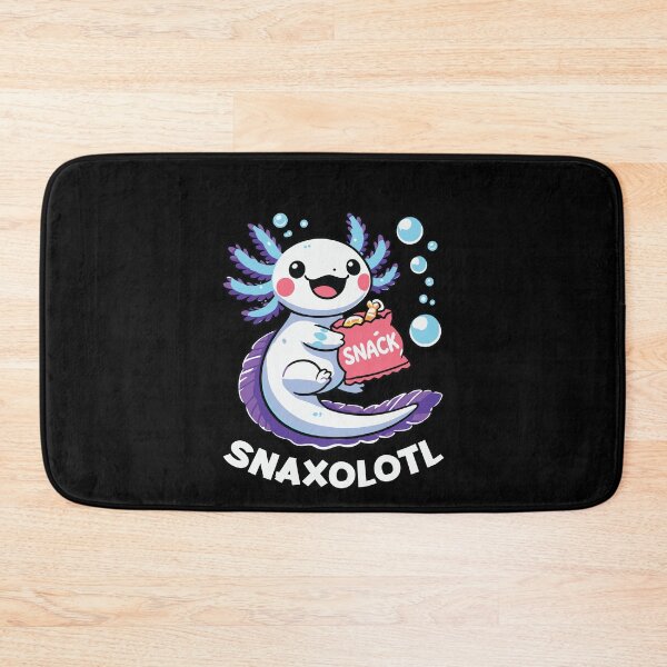Item preview, Snaxolotl - Cute Axolotl with Snack Cartoon Graphic designed and sold by KolbaVison.