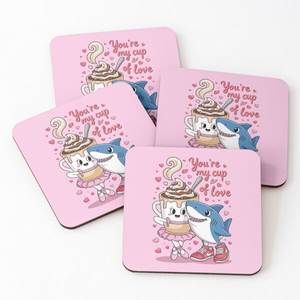 Item preview, Valentines Italian Brainrot Ballerina Capuchina y Tralalero Tralalala designed and sold by MonkiFlipp.