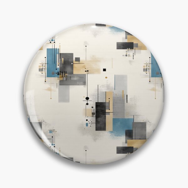 Item preview, Metropolitan Grid – Modern Abstract Composition in Neutral Blues designed and sold by Moisky Patterns.