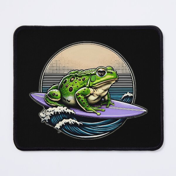 Item preview, Surfer frog designed and sold by SidTastic .