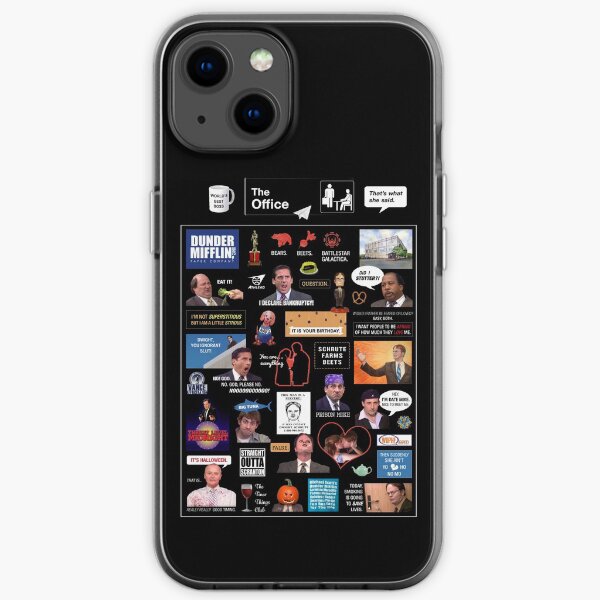 The Office US Montage iPhone Soft Case