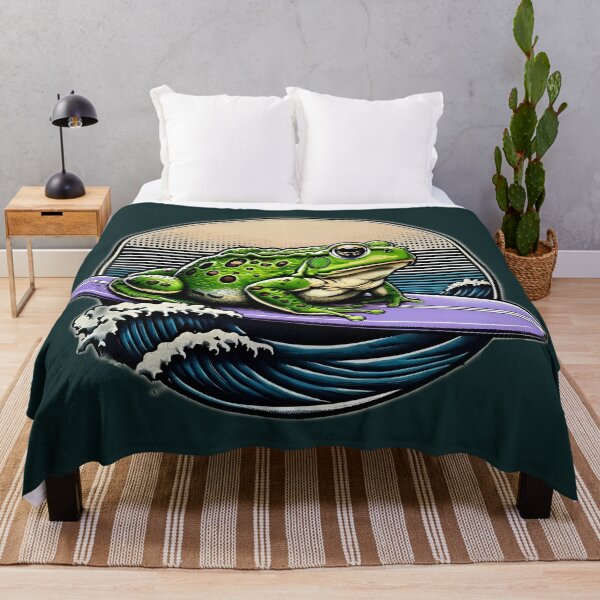 Item preview, Surfer frog designed and sold by SidTastic .