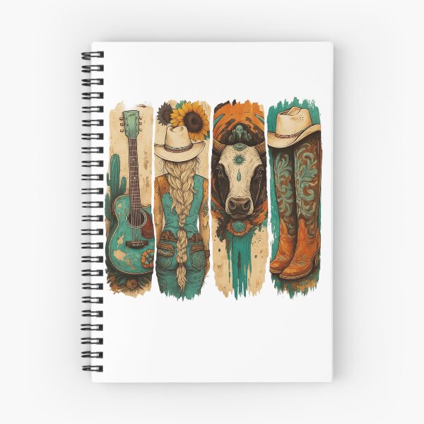Item preview, Trendy Retro Western Cowgirl Turquoise designed and sold by ivotee.