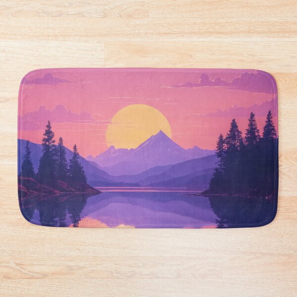 Item preview, Ethereal Glow Over Silent Mountain Lake designed and sold by REPTISLAV.