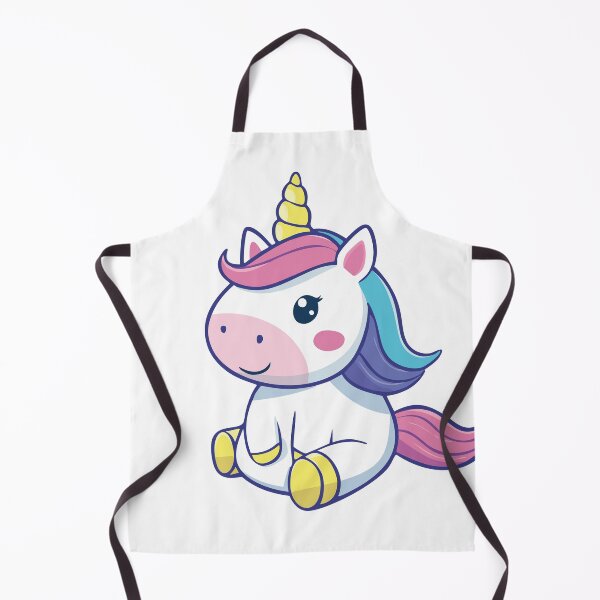 Item preview, Sitting happy little pastel unicorn pink colors designed and sold by Eva-Designs-.