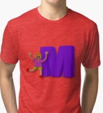 Letters - Boy - YWZM 9 Tri-blend T-Shirt