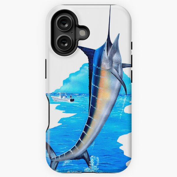 Vista previa del artículo con la obra «Pesca de marlín», diseñado y vendido por garyboswellart.