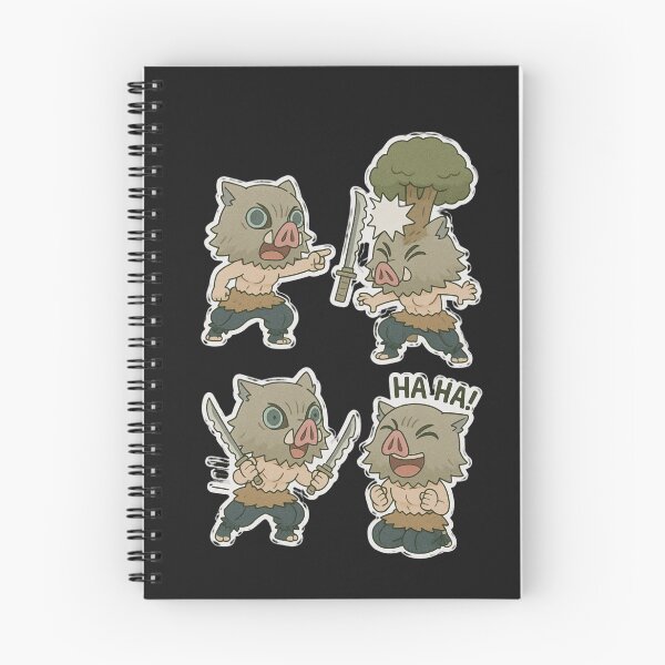 Item preview, Inosuke’s Wild Antics – Chibi Inosuke Being Chaotic and Hilarious designed and sold by ColorSplash123.