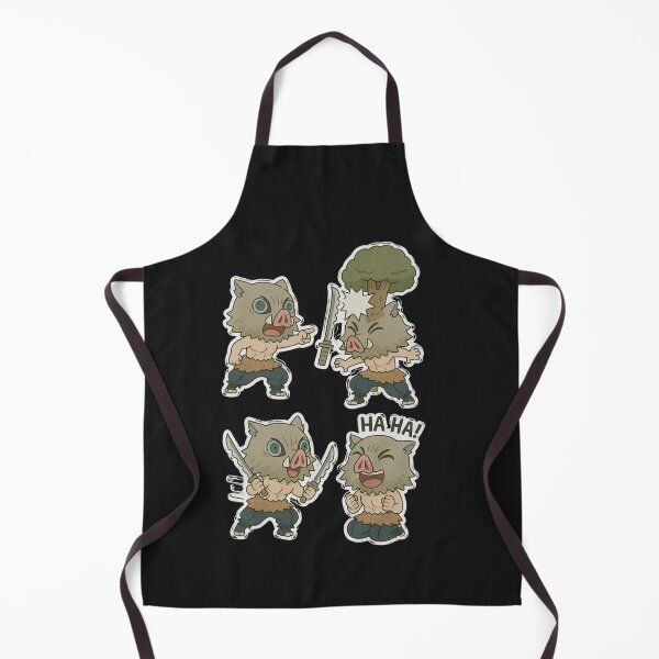 Item preview, Inosuke’s Wild Antics – Chibi Inosuke Being Chaotic and Hilarious designed and sold by ColorSplash123.